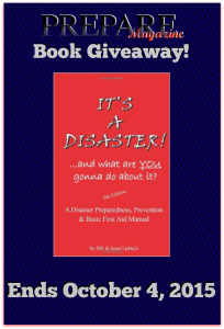 FB, Tweet, Pin and Blog Image for Its a Disaster Giveaway