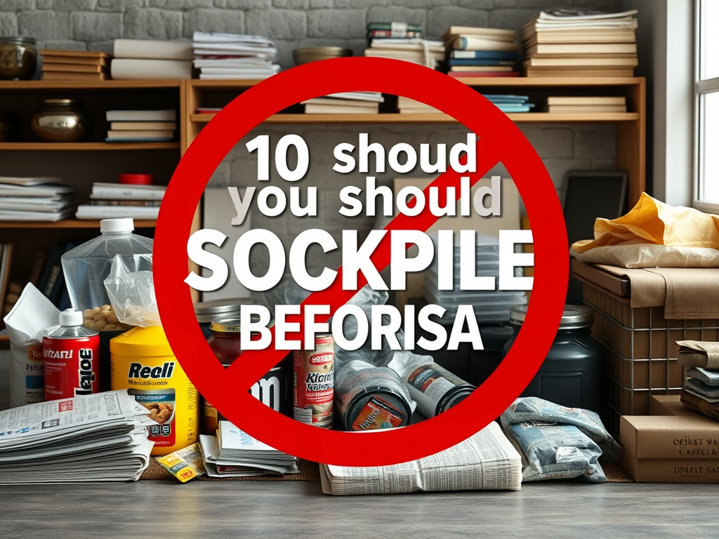 10 things You should Stockpile BEFORE a Crisis