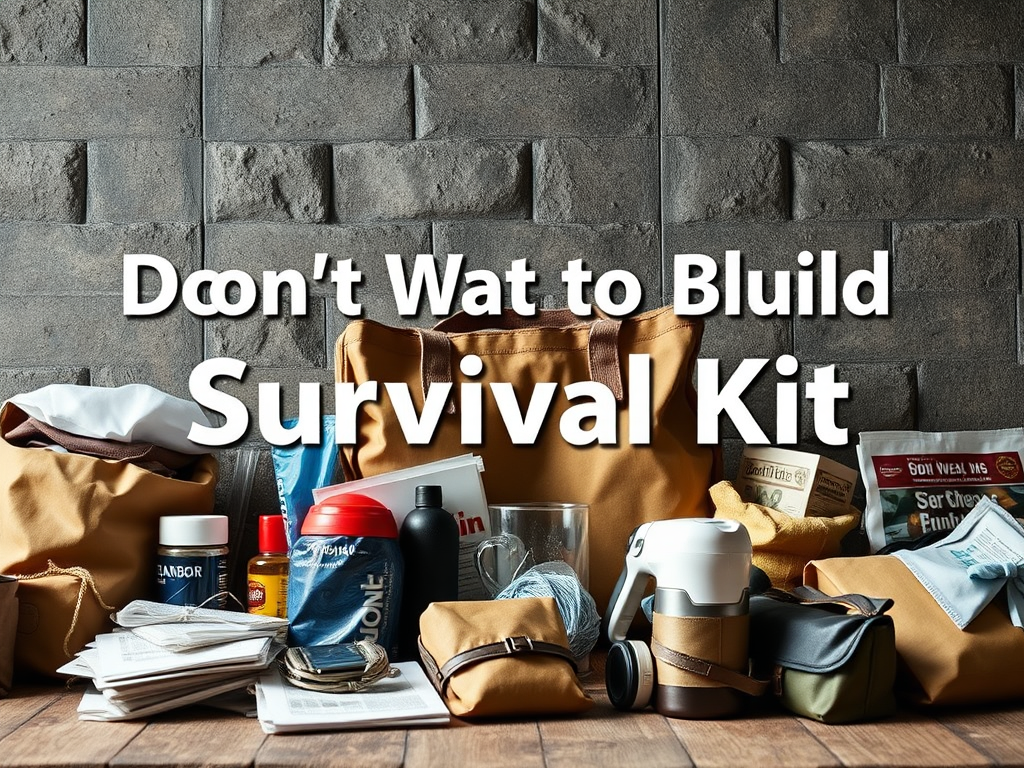 Don't Wait to Build Your Survival Kit Don't Wait to Build Your Survival Kit