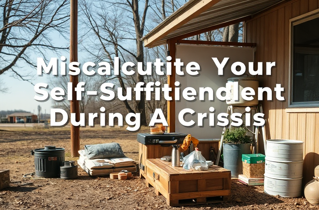 Miscalculating Your Self-Sufficiency Needs During a Crisis: Common Mistakes and Effective Adjustments