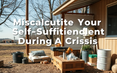 Miscalculating Your Self-Sufficiency Needs During a Crisis: Common Mistakes and Effective Adjustments