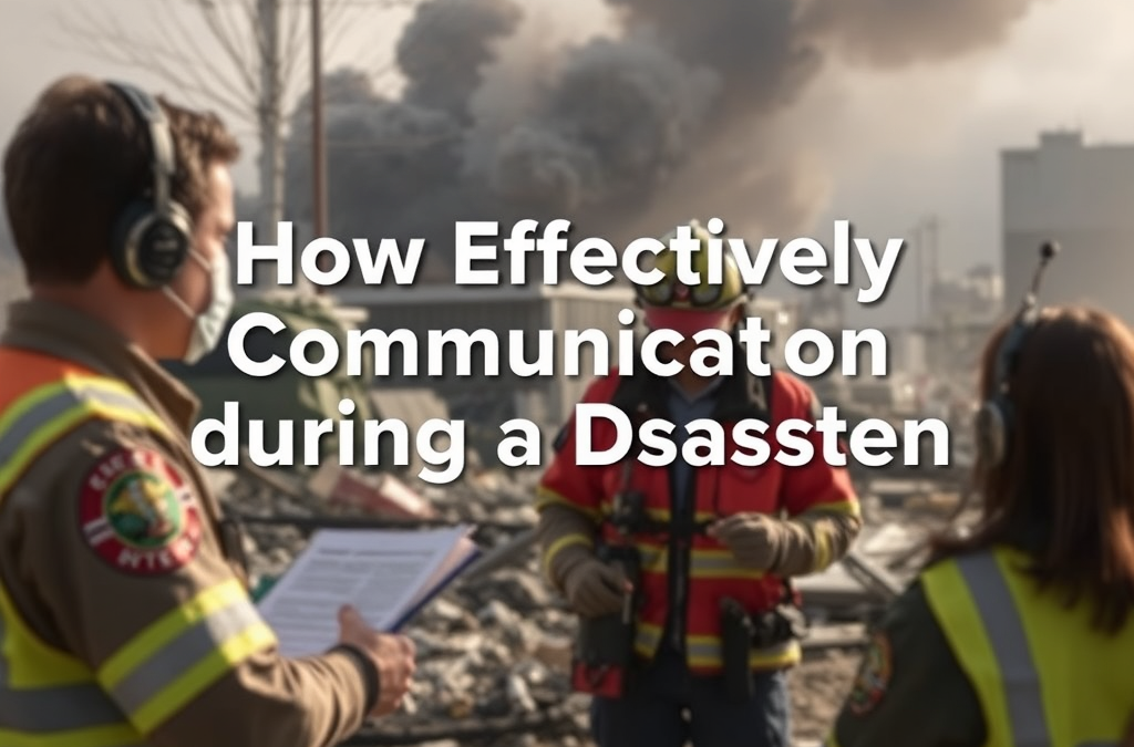 How to Effectively Communicate During a Disaster: Key Messages and Channels for Safety