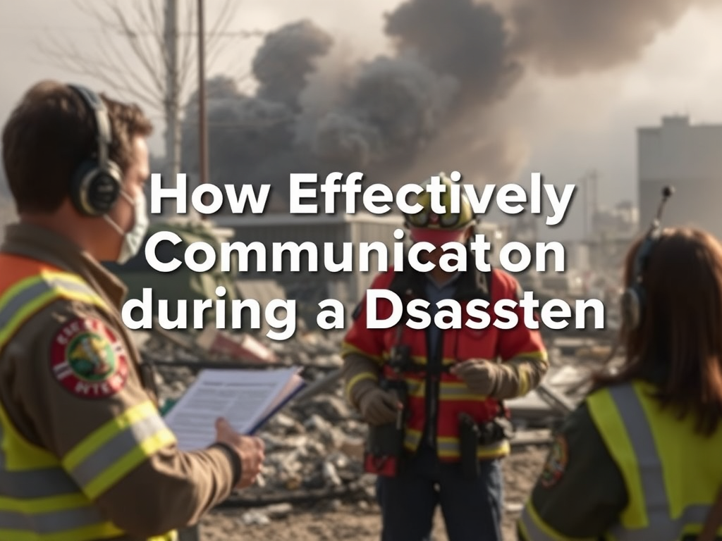 How to Effectively Communicate During a Disaster: Key Messages and Channels for Safety How to Effectively Communicate During a Disaster: Key Messages and Channels for Safety
