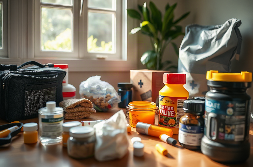 Earthquake Preparedness Kit Essentials for Home Use: Water, Light, Food, And Safety Checks