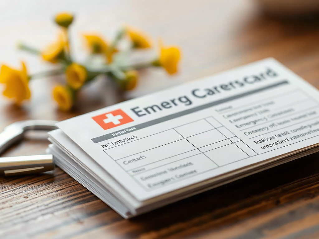 Emergency carers card information to include
