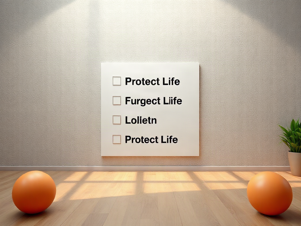 Emergency checklist steps in the correct order